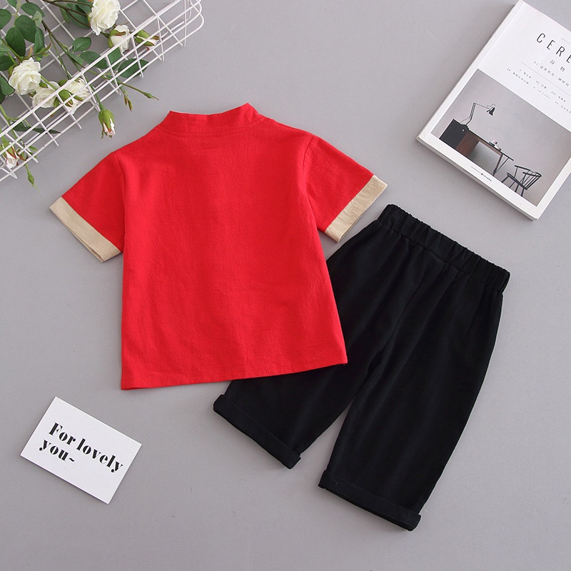 Bộ Đồ Thời Trang Năm Mới Phong Cách Trung Hoa Dành Cho Bé Trai