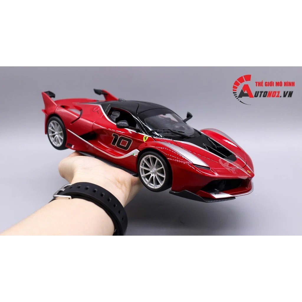 MÔ HÌNH FERRARI FXX K RED NO 10 1:18 BBURAGO 4230