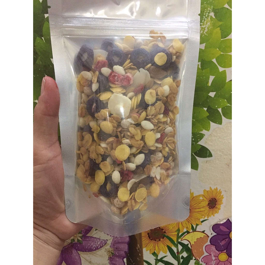 NGŨ CỐC HOA QUẢ SỮA CHUA ĂN KIÊNG GIẢM CÂN TÚI 100G DÙNG THỬ