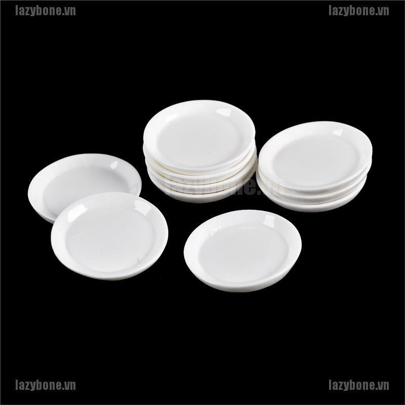 Set 10 Đĩa Thức Ăn Trang Trí Nhà Búp Bê