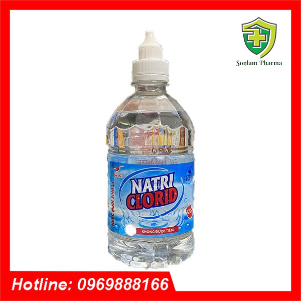 Nước Muối Sinh Lý Súc Miệng, Rửa Vết Thương Natri Clorid 0,9% - Chai 500ml