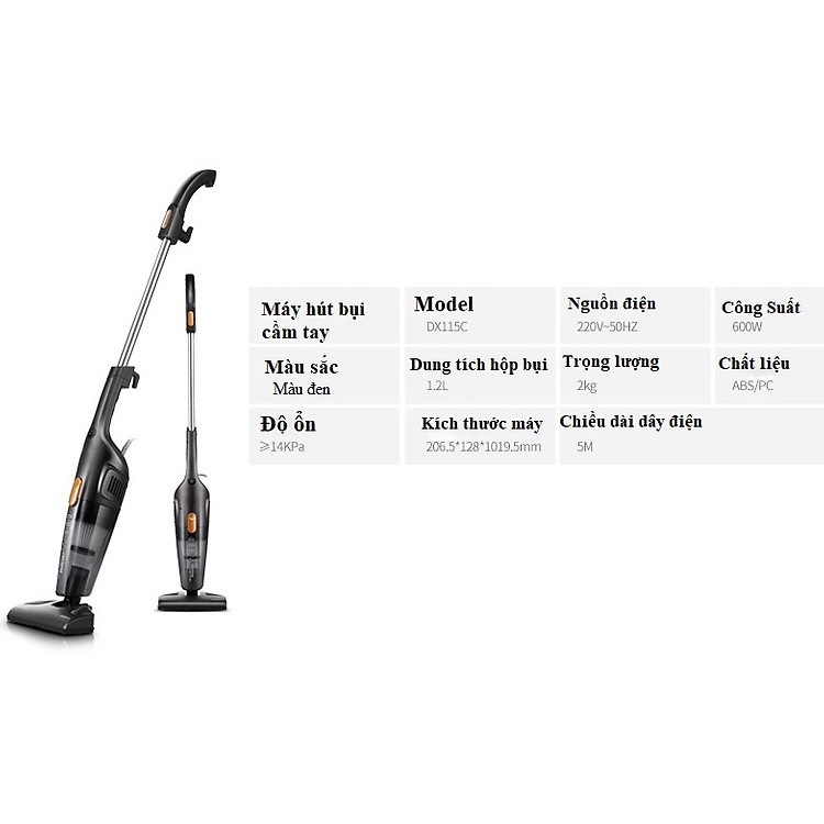 Máy hút bụi cầm tay Deerma vacuum cleaner - DX115C