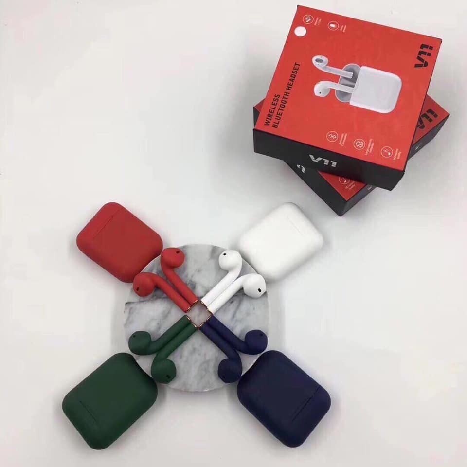 [Mã ELORDER5 giảm 10k đơn 20k] [Chính hãng] Tai nghe Bluetooth Không dây cao cấp V11 i12 TWS | BigBuy360 - bigbuy360.vn