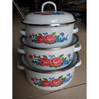 Bộ 3 nồi tráng men