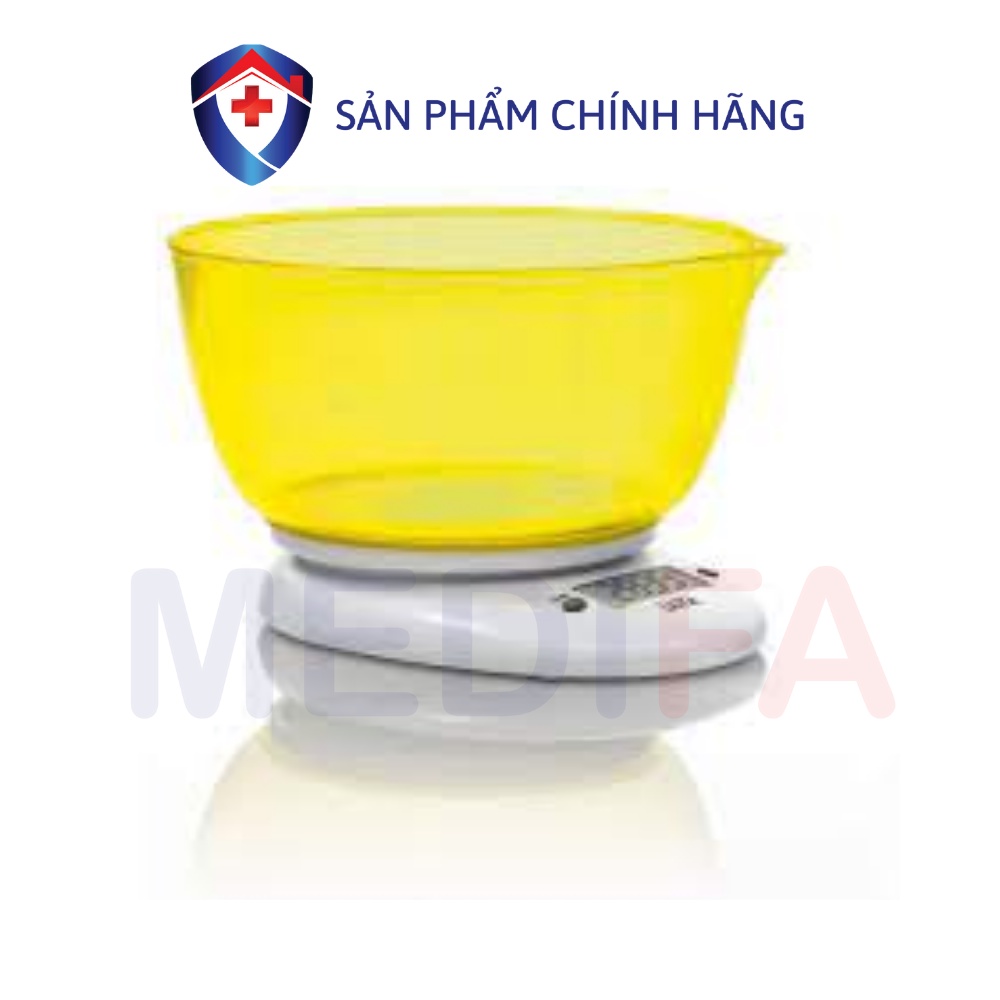 [Chính hãng] Cân nhà bếp điện tử Laica KS 1016, vỏ nhựa ABS chất lượng cao, có khay rời, chức năng trừ bì, cân tối thiểu