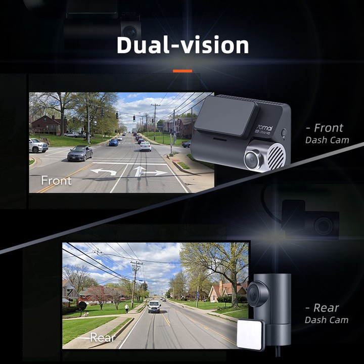 Camera hành trình ô tô Xiaomi 70mai A800S, 4K, Wifi (Bộ tích hợp Camera trước + Sau) | WebRaoVat - webraovat.net.vn