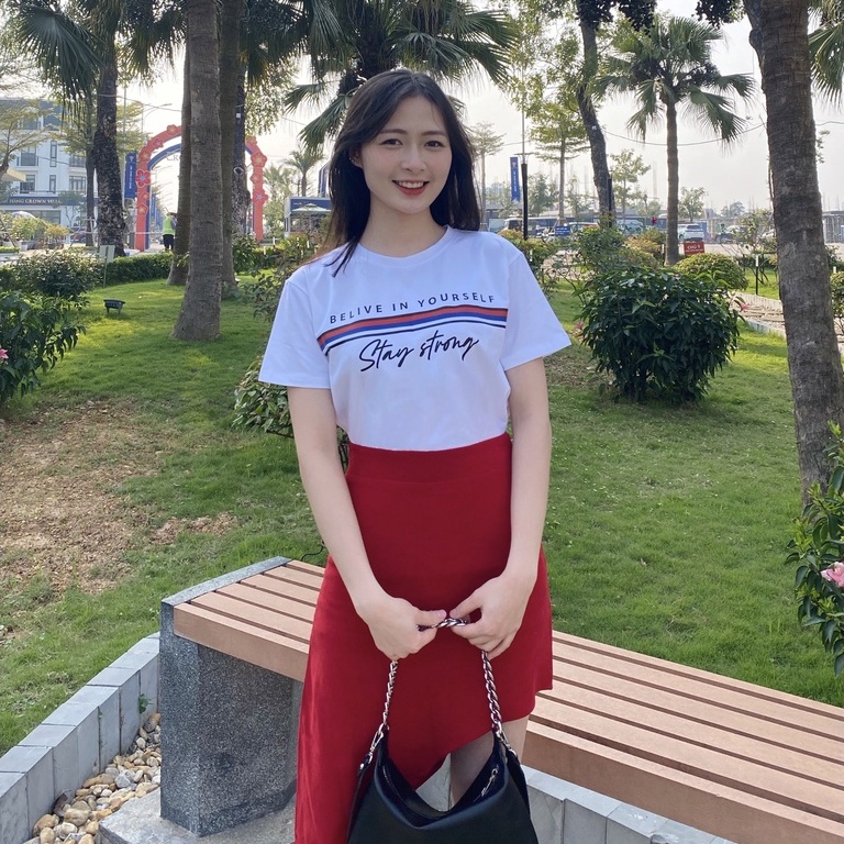Áo thun Halan Belive phông cotton sang xịn mịn chính hãng