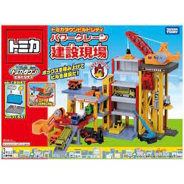 Đồ chơi tòa nhà TOMICA BUILD CITY POWER CRANE CONSTRUCTION SITE
