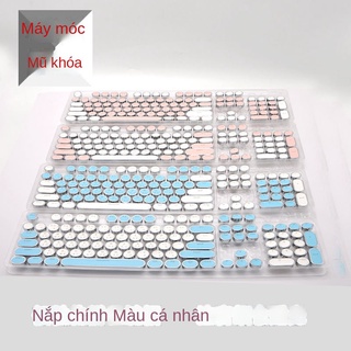 Phím kim loại mạ điện retro bàn phím cơ Steampunk phổ quát ánh sáng truyền qua keycaps chỉ bán keycaps