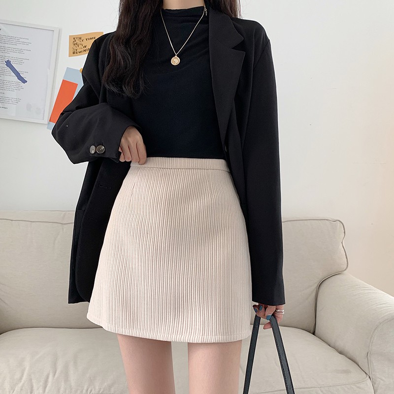 Chân Váy Chữ A Lưng Cao Phong Cách Hàn Quốc Dễ Phối Đồ Hợp Thời Trang | BigBuy360 - bigbuy360.vn