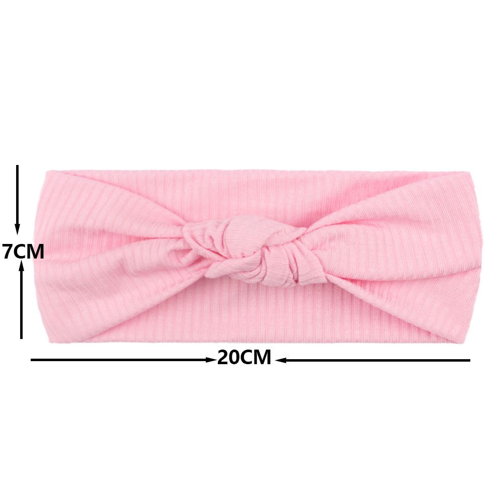 Băng đô turban thắt nút co giãn thời trang xuân thu cho bé gái sơ sinh
