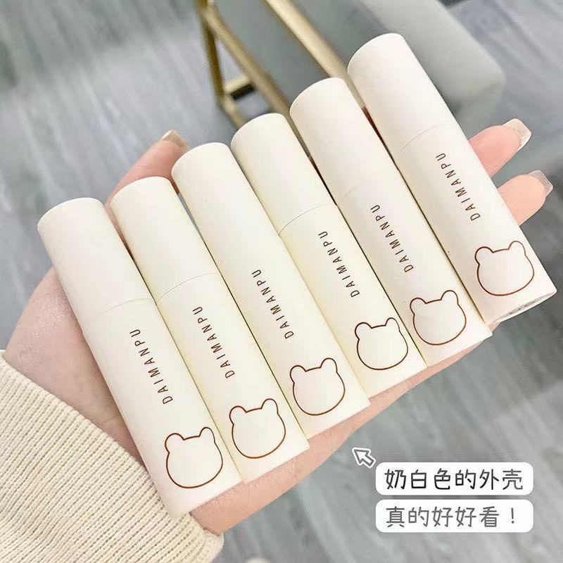 Abpopa DAIMANPU® Son Kem Bóng Hiệu Ứng Gương Lucidly Dưỡng Ẩm Không Dính Cốc Lâu Trôi