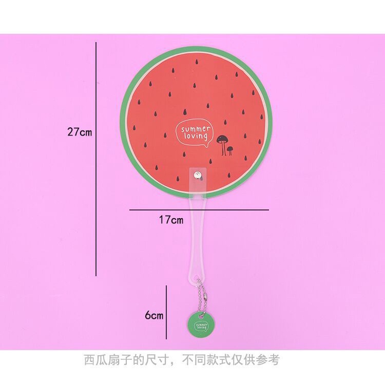 Quạt nhựa cầm tay xinh xắn tiện dụng mùa hè nhiều hình siêu cute cho bé