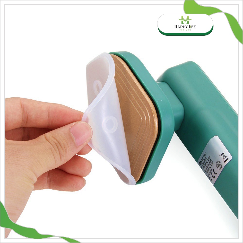 Bàn ủi mini du lịch, bàn ủi hơi nước cầm tay nhỏ gọn tiện dụng 2 in 1 - Happy Life 4U