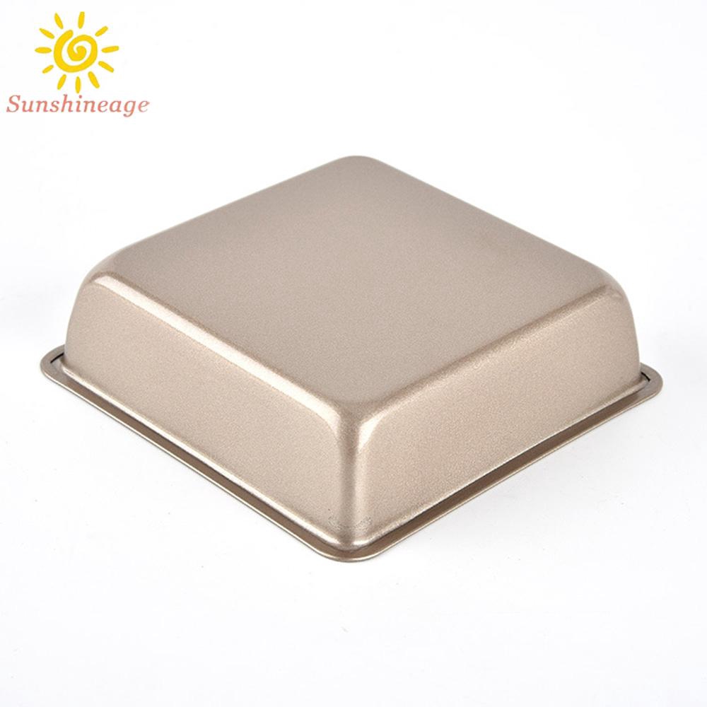 Bộ 2 Khuôn Làm Bánh Hình Vuông 4inch Chống Dính