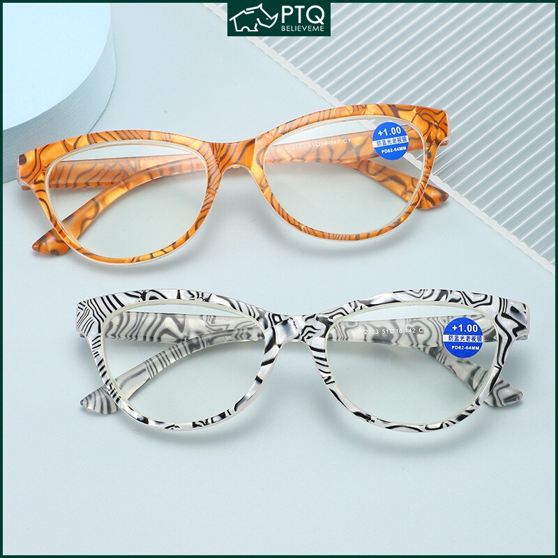 Kính Đọc Sách PTQ Gọng PC Thanh Lịch Cho Phụ Nữ Trung Niên Và Người Lớn Tuổi