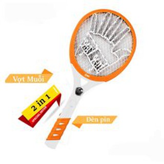 Vợt muỗi cp039 trắng cam