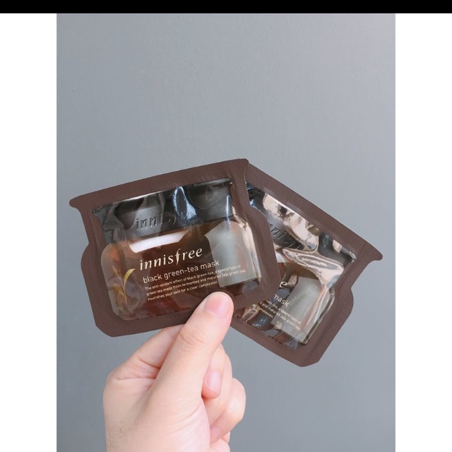Combo 5 gói Mặt nạ trà đen Innisfree