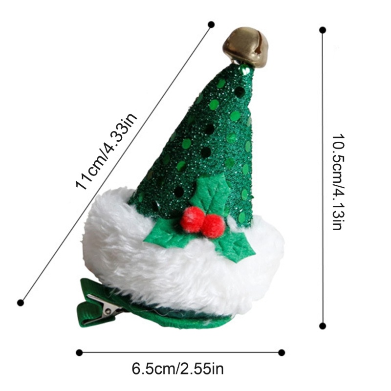 Kẹp Tóc Hình Nón Ông Già Noel