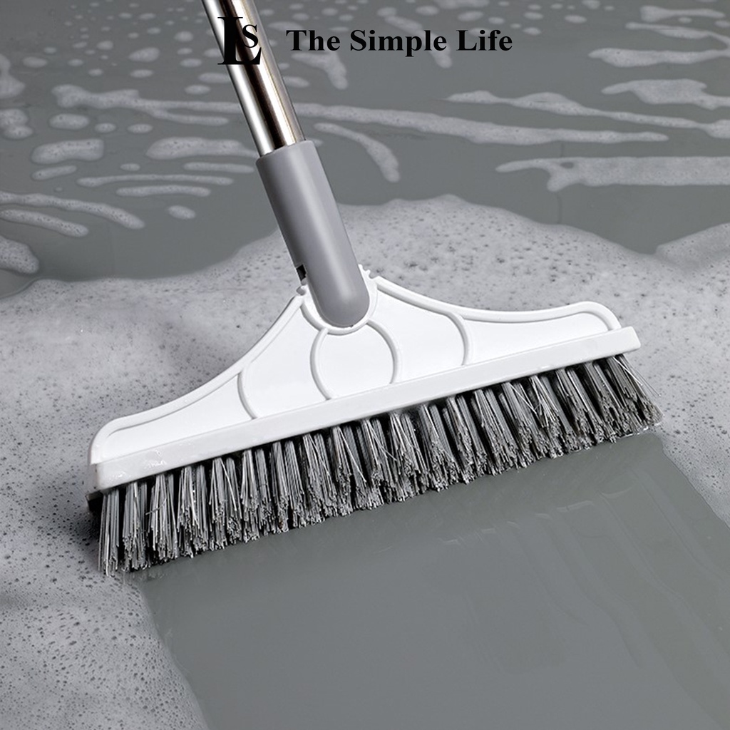 Chổi chà sàn gạt nước, chổi quét, lau sàn gạt nước nhà tắm, gương kính xoay 120 độ đa năng, cao cấp [CHÍNH HÃNG]