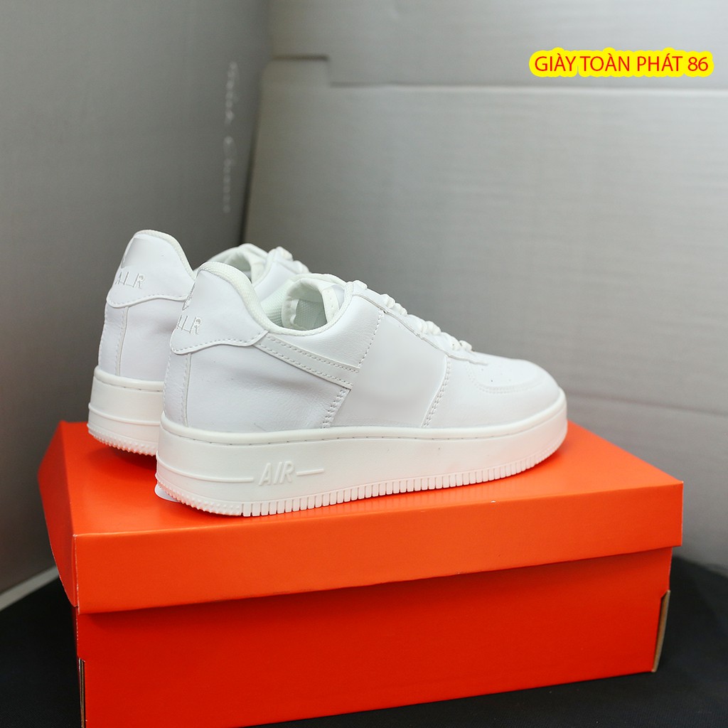 Giày Nam Nữ Thể Thao AF1 Màu Trắng, Giày Sneaker Classic full box bill