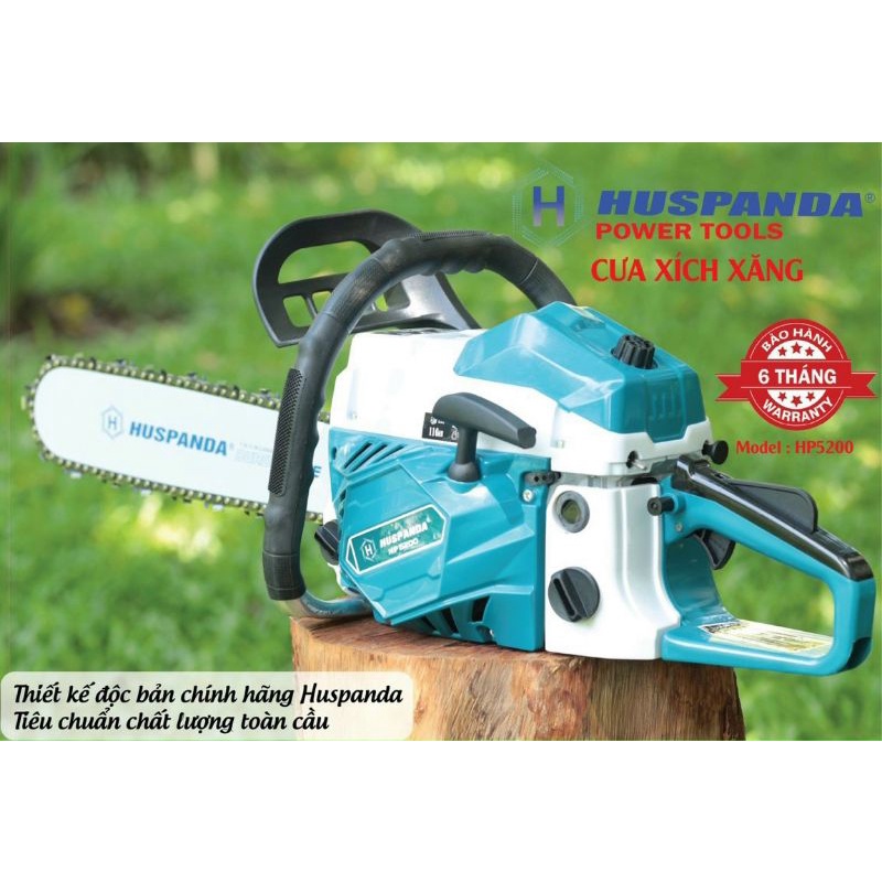 Máy cưa xích huspanda hp5200 lam 5 tấc