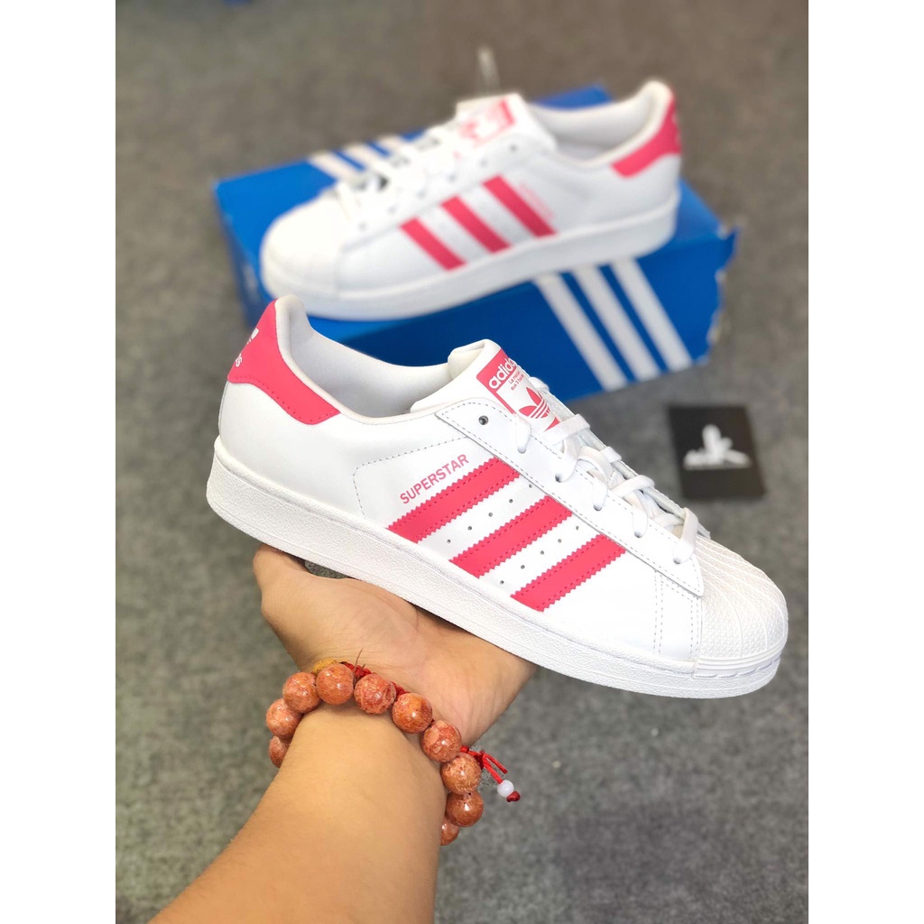 Giày Adidas Superstar Cloud White Real Pink CG6608