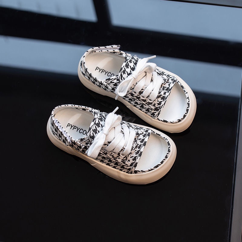 [Hàng Mới Về] Giày Sandal Quai Dán Đế Mềm Chống Trượt Thoải Mái Thời Trang Mùa Hè Cho Bé Trai Và Bé Gái