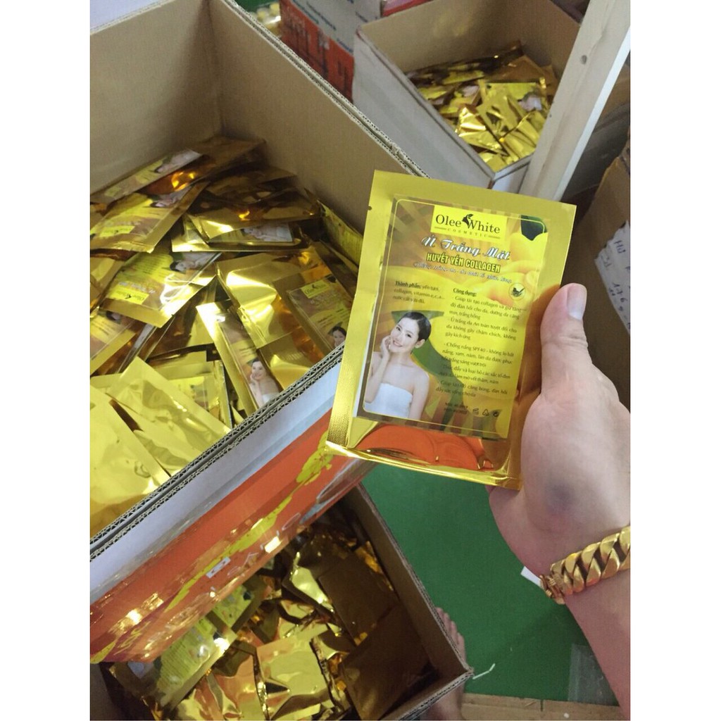 [Hàng chuẩn] [Sale] Ủ huyết yến da mặt Colagen( kích trắng - Hàng công ty)