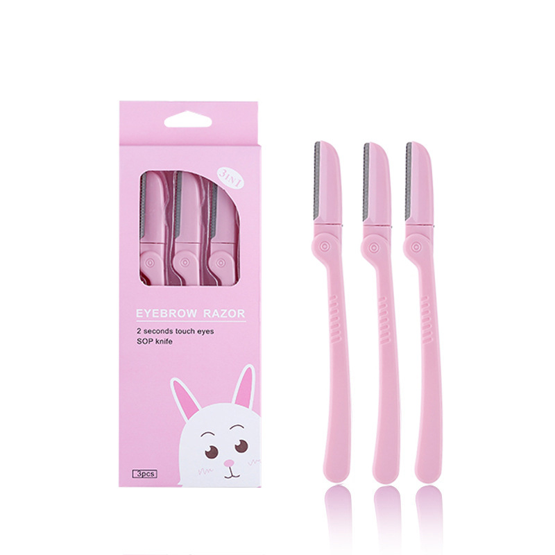 [Hàng Mới Về] Set 3 Dao Cạo Lông Mày/ Vùng Da Dưới Cánh Tay Đa Năng Cho Nữ