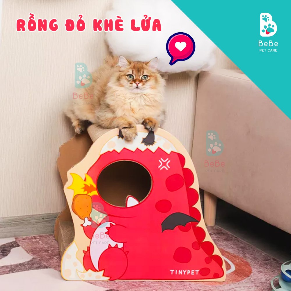 [Siêu Xinh - Siêu Khủng - Kèm Catnip] Cào Móng Khủng Long Tiên Cá Siêu To Khổng Lồ - Đồ Chơi Cho Các Boss Mèo
