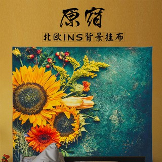 Tranh treo tường trang trí nội thất hình hoa hướng dương xinh xắn