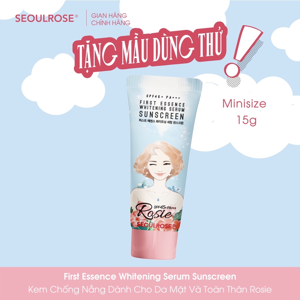 Kem chống nắng Rosie SeoulRose SPF45+++ 15g