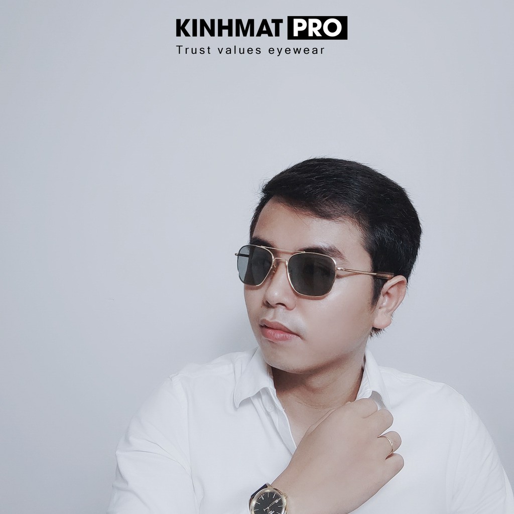 Kính cơn chữ nhỏ AO tròng thủy tinh 12KGF.51- 2 cao cấp Kính mắt Pro