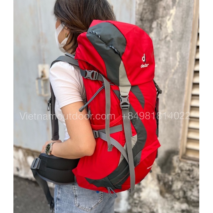 Balo du lịch nam nữ Deuter Futura 32 - balo phượt - balo trekking hiking⚡️ HÀNG XUẤT DƯ XỊN⚡️có áo mưa kèm theo