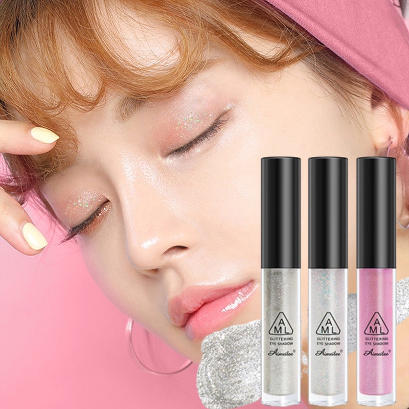 Phấn Mắt Dạng Lỏng Ánh Nhũ Ngọc Trai Lấp Lánh Không Thấm Nước Lâu Trôi 3 Màu Tùy Chọn