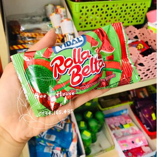 Kẹo Cuộn Vidal Rolla Belta Dưa Hấu 19G