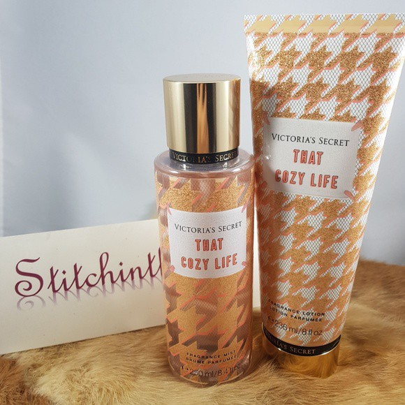 Body Lotion Victoria's Secret That Cozy Life Xịt Thơm Body