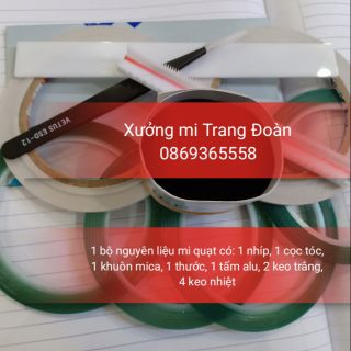 Nguyên liệu làm mi quạt