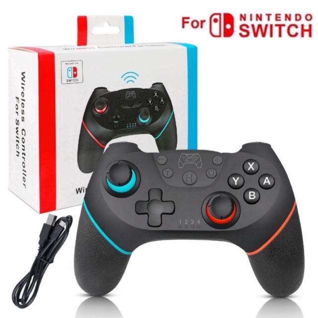 Tay cầm điều khiển chơi game kết nối Bluetooth cho Nintendo Switch