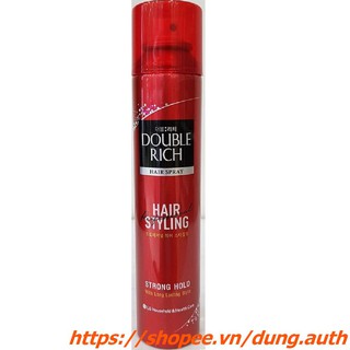 Keo Xịt Giữ Nếp Tóc Double Rich Hair Spray 170ML chính hãng