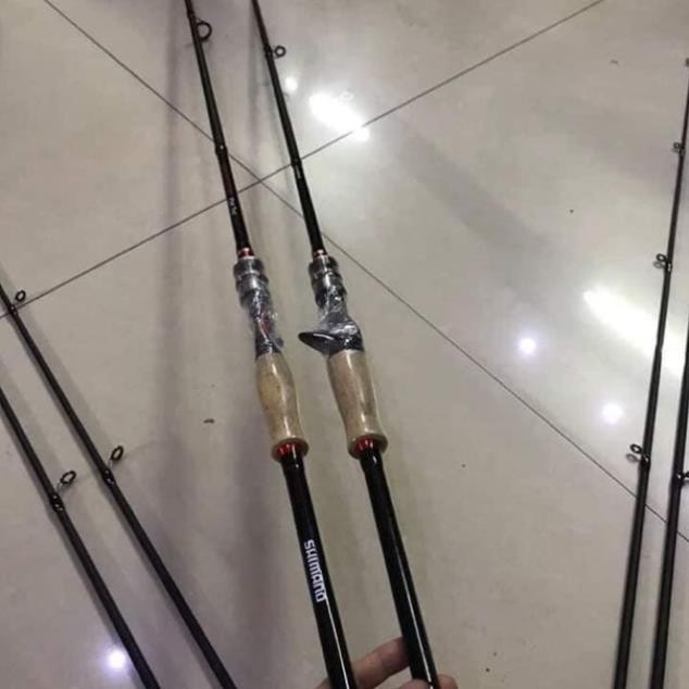 Cần lure Shimano 2 ngọn M + ML cabs gỗ carbon siêu bền đồ câu FISHING_HD