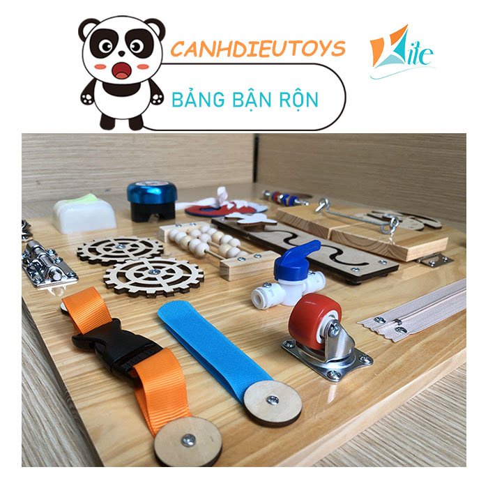 Bảng bận rộn hình ngôi nhà, chất liệu cao cấp, thiết kế sinh động, màu sắc tươi sáng, phát triển vận động tinh