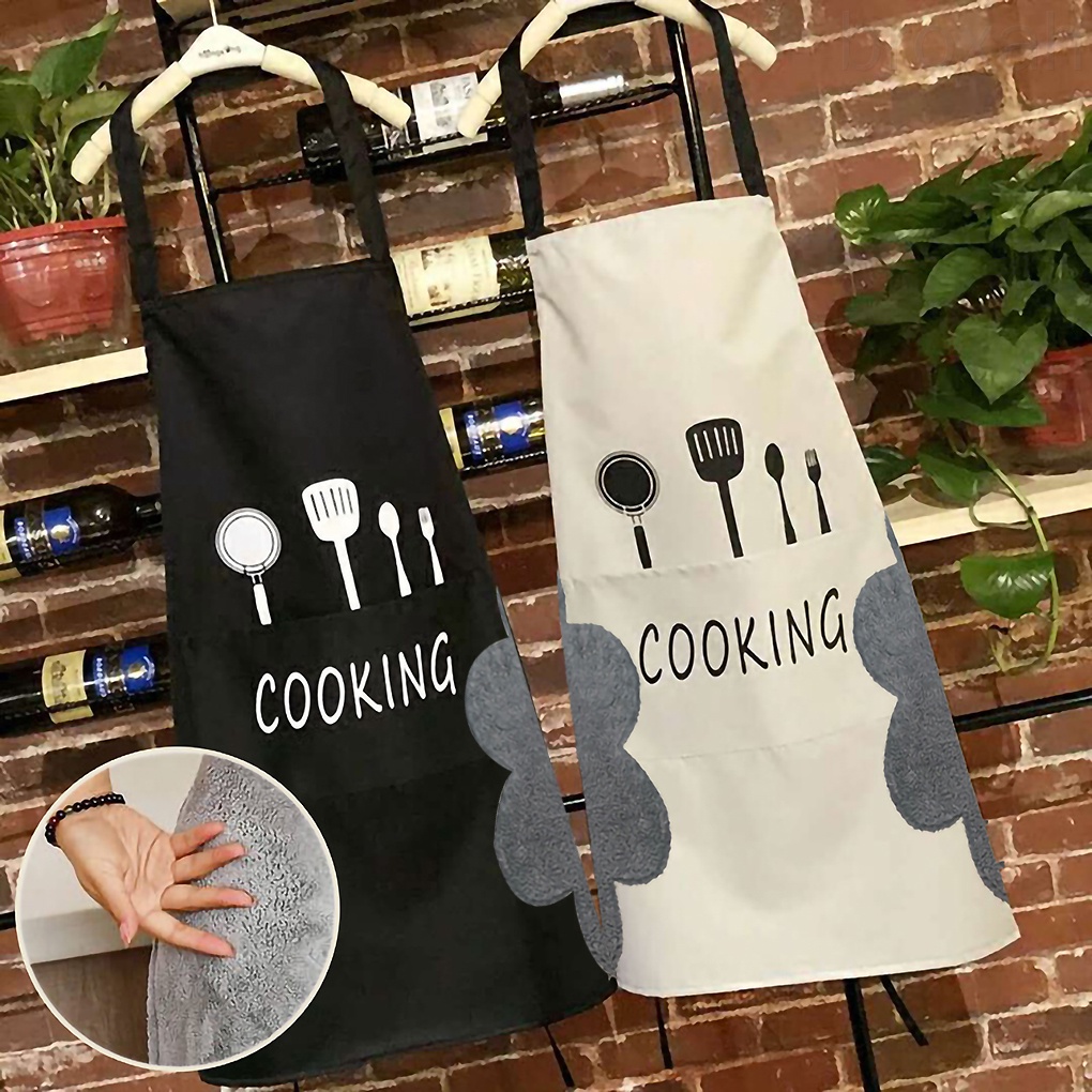 Tạp Dề Nấu Ăn Có Túi Chống Thấm Nước / Dầu Có Thể Điều Chỉnh