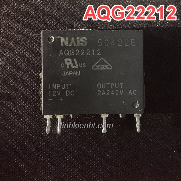 Rơ le rắn AQG22212 linh kiện AQG22212B02 tháo máy