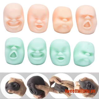 【TrTu】1PC Squeeze Human Face Emotion Vent Ball Stress Relieve Adult Decompress