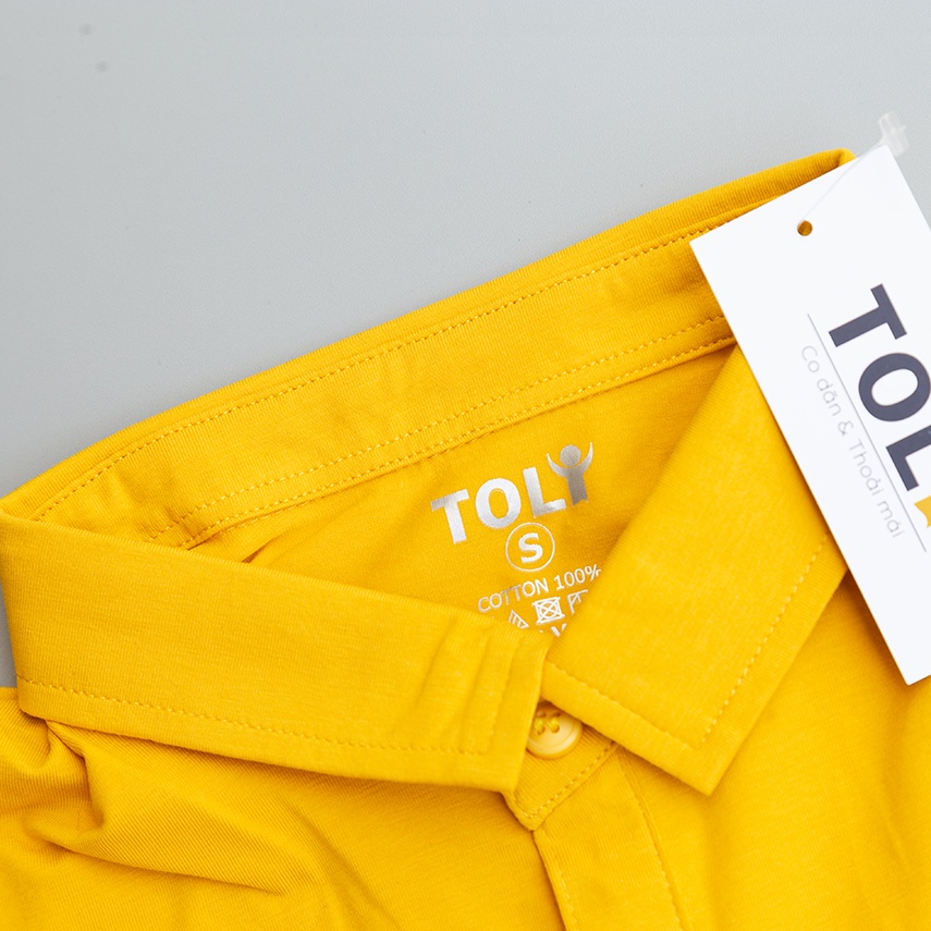 [Mã SKAMFSW175 giảm 10K đơn 50K] Áo thun nữ Cổ Sơ Mi (Cổ trụ) TOLI, chất cotton 4 chiều mềm mịn, co dãn [NHIỀU MÀU]