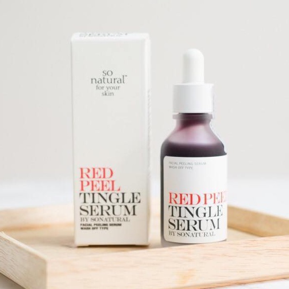 Red Peel Tingle Serum 35ml/10ml Tinh Chất Tái Tạo Da Chính Hãng So Natural
