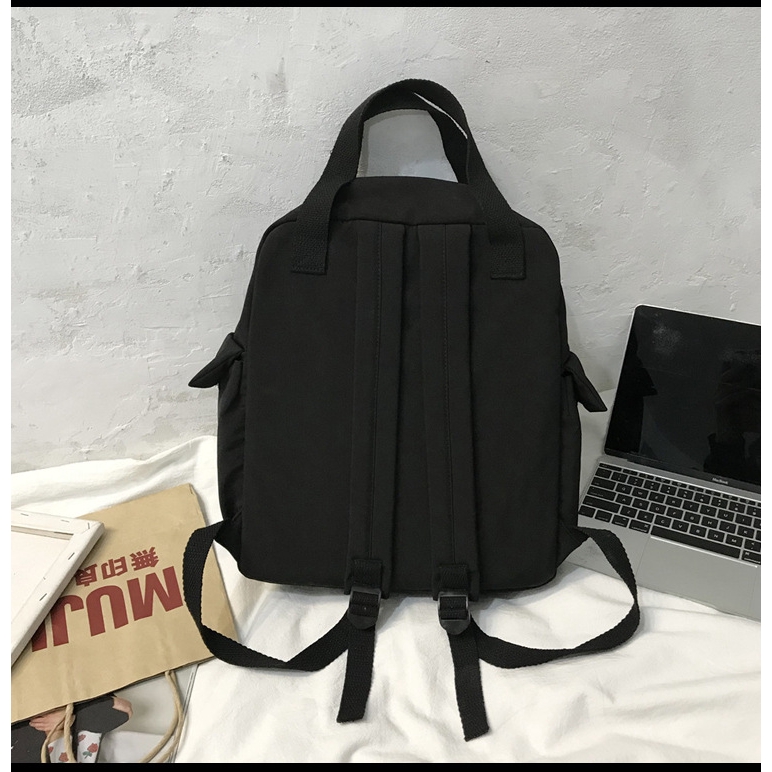 Balo đi học/ du lịch chất liệu nylon chống thấm nước kích thước 14-15.6 Inch thời trang xinh xắn cho nữ Prettyzys