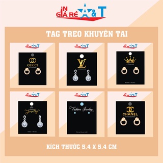 Tag khuyên tai - bìa gắn khuyên tai